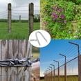 thumbnail image 4 of 200 Pieces Fencing Nails U Staples Yard Fasteners Rust Resistant for Chain Link Fence and Wire Mesh, 4 of 7
