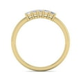 thumbnail image 3 of SuperJeweler 1/4 Carat Princess Shape Diamond Wedding Band In 14 Karat Yellow Gold, 3 of 6