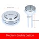 thumbnail image 4 of Botón de inodoro redondo universal, interruptor de descarga de tanque de agua de inodoro, accesorios de botón simple y doble, 4 of 5