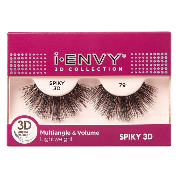 KISS i-ENVY 3D Collection Spiky False Eyelashes, 'Style 79', 1 Pair