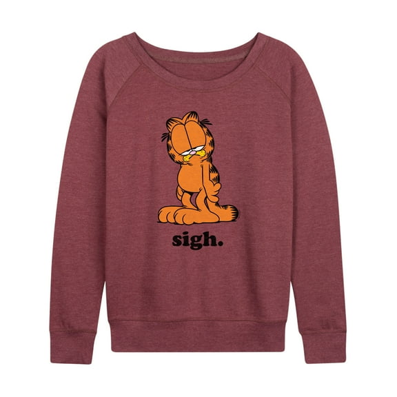 Garfield - Sigh Garfield - Women's Lightweight French Terry Long Sleeve Shirt