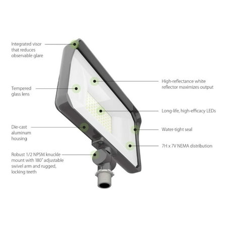 

XylehR X34-65L/120 General Purpose LED Floodlight 120V 5000K Multi