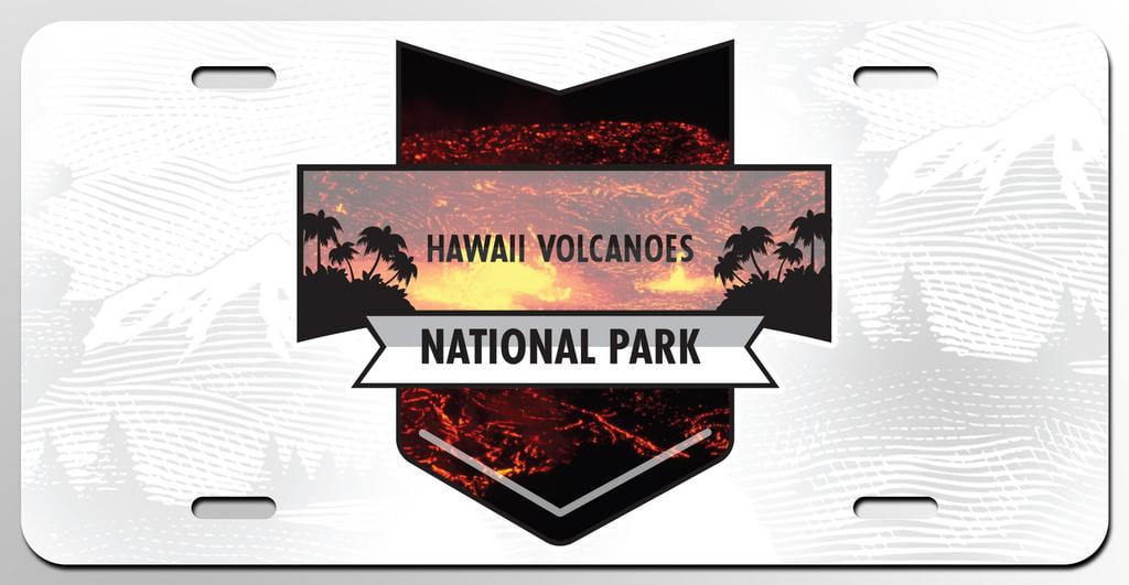Hawaii Volcanoes National Park License Plate Tag Vanity Novelty Metal