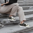 thumbnail image 4 of COEQINE Women Halloween Sneakers White Sole Mesh Breathable Lace Up Running Shoes for Travel Outdoor Athletic Sport Footwear, Vintage Ghost Cobweb Bat, 4 of 7