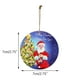 thumbnail image 2 of Adornos navideños Tarjeta colgante de madera de Navidad Decoración de árbol de Navidad de madera de doble cara Wmkox8yii gf9142, 2 of 8