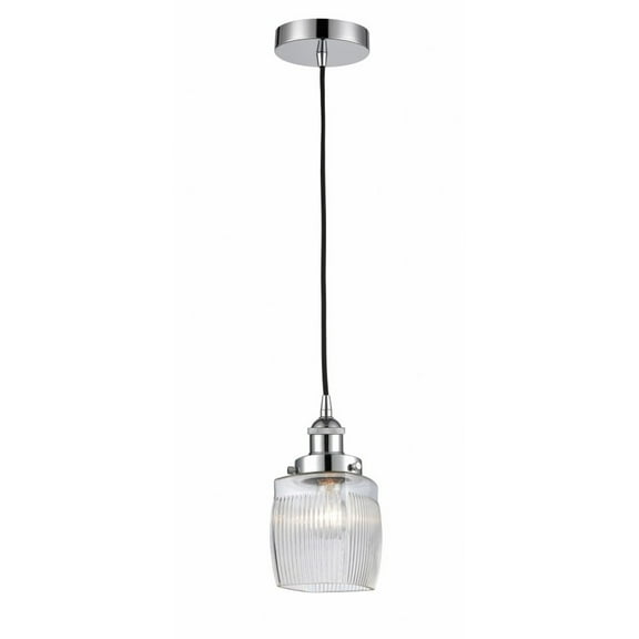 616-1PH-PC-G302-LED-Innovations Lighting-Colton - 1 Light Mini Pendant In Traditional Style-8.5 Inches Tall and 5.5 Inches Wide Polished Chrome