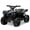 Black, variant on Kids ATV 4 Wheeler, 6V Ride-On Car Toy for Children Ages 1-5, 1.8 Mph Max Speed, Music,Led Lights,Electric Vehicle Quad Car for Kids