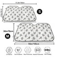 thumbnail image 3 of Balery Funny Chicken Print Car Windshield Sun Shade,Windshield Sunshade for Car Pickup Truck SUV Accessories-Medium, 3 of 7