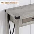 thumbnail image 3 of Kojooin Entryway Table - 43 Inch Sofa Table with Storage Narrow Console Table with Rattan Drawers Couch Table Behind Sofa Entryway Table for Living Room Hallway Entrance Foyer, 3 of 7