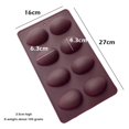 thumbnail image 1 of Kearding Molde de silicona para jabón en forma de huevo de Pascua, 8 formas de huevo, herramientas de decoración de pasteles Almacenamiento y organización del hogar Kearding HA023472-00, 1 of 6