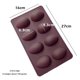 thumbnail image 1 of Wosthever Molde de silicona para jabón en forma de huevo de Pascua, 8 formas de huevo, herramientas de decoración de pasteles Almacenamiento y organización del hogar Wosthever HA023472-00, 1 of 6