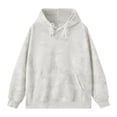thumbnail image 2 of Miluxas Tie Dye Gradient Hoodie Men Streetwear Oversized Hoodie Vintage Spring Autumn Loose Hoodie Male White, 2 of 4