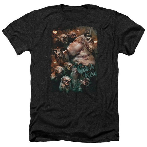 The Hobbit - Goblin King - Heather Short Sleeve Shirt - Small