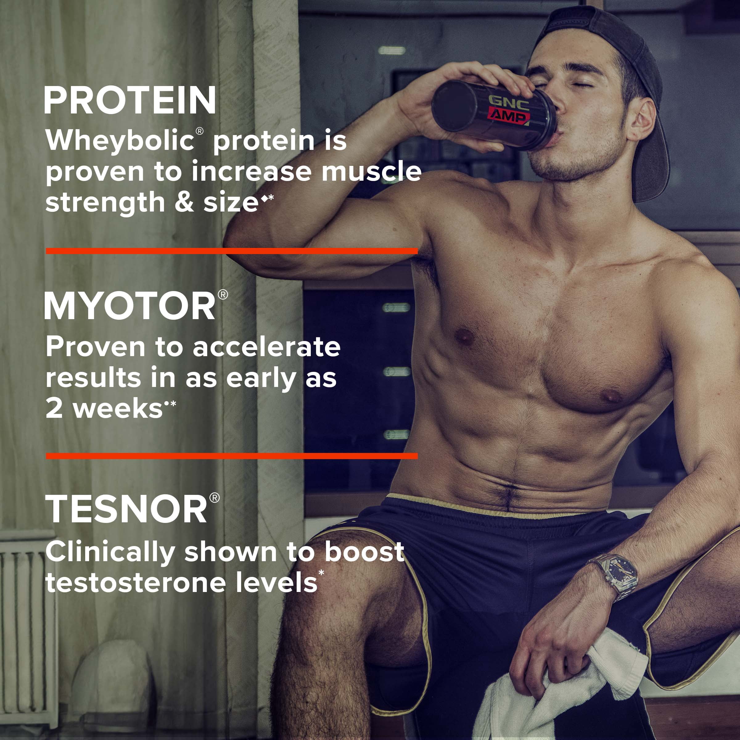 GNC AMP Wheybolic Alpha Clinically Proven Protein Powder, Vanilla, Increases Muscle Strength, Size & Power, 40g Protein, 6.2g Leucine, 15g EAAs, Creatine, 3rd Party Tested, 9 Servings