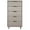 Light Grey, variant on Manhattan Comfort Granville Tall & Narrow Engineered Wood Dresser in White