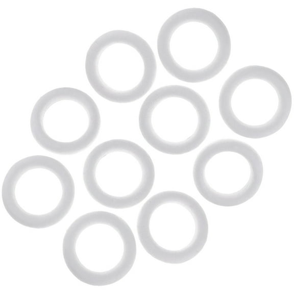 Worgeous White Foam Circles for DIY Crafts Perfect for Kids Painting and Decorations 10 Pieces
