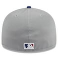 thumbnail image 4 of Men's New Era  Gray Los Angeles Dodgers 2025 Batting Practice 59FIFTY Fitted Hat, 4 of 6