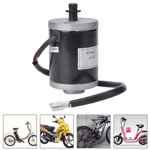 Motor de rueda dentada de inserción eléctrica motor de alta velocidad de 24 V 100 W con dientes de rueda dentada 3500 RPM de velocidad sin carga Compatible con scooter ANGGREK Otros