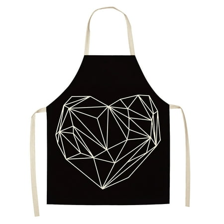 

Aprons With Pockets Aprons For Women 1pc Parent Adult The Family Kitchen Lovely Print Linen Family Aprons B