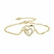 thumbnail image 1 of Moda Pulsera Corazón Longitud Ajustable Joyería Charm Pulsera Cumpleaños Sorpresa Regalo para Mujer Niñas, 1 of 7