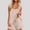Beige, variant on Zedker Pajamas for Women Set 2 Piece Ruffle Pjs Soft Tank Top and Shorts Sleepwear Set Bridal Pajama Set for Women Beige L