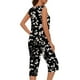 thumbnail image 2 of Conjunto de Verano para las Mujeres Impreso Cuello Redondo sin Mangas Y Pantalones, Casual Dos Piezas para las Mujeres, 2 of 9