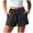 b5-Black, variant on Butterlift Linerless Shorts for Women 5" S-4XL High Waisted Comfy Yoga Casual Lounge Workout with Pockets Size M,Grey