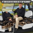 thumbnail image 5 of Whosucclay 4 Pockets Golf Cart Seat Cover for All-Season Use All-Weather Use, Breathable 4 Storage Pockets Golf Cart Seat Cover Blanket Towel Accessories, Dog, 5 of 7