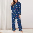 thumbnail image 2 of Naloa Space Pajamas for Women Set, Womens Pajama Sets, Lounge Sets for Women, 2pjs for Women-XX-Large, 2 of 7