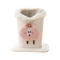 thumbnail image 2 of Milaget Porte-Lunettes Doublé en Peluche Dessin Animé Multifonctionnel Moderne Robuste Porte-Lunettes Rose, 2 of 9