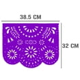 thumbnail image 4 of Papel picado | Guirnaldas | enramado | 5 tiras de 5 metros | diseño de destellos de arcoiris con colores vibrantes colores diferentes | decoración de plastico picado, 4 of 5