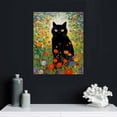 thumbnail image 4 of COMIO Gustav Klimt Garden Cat Wall Art - Klimt Flowers Cat Wall Art Prints - Black Cat Klimt Art - Klimt Floral Cat Canvas Print - Klimt Cat Poster - Klimt Garden Cat Wall Decor, 4 of 4