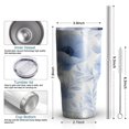 thumbnail image 6 of 30oz Pioneer Flower Tumblers Stainless Steel Tumbler with Lid and Straw,Vacuum Insulated Double Wall Travel Tumbler Cups Mug with Cleaning Brush for Coffee,Tea, 6 of 7