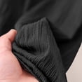 thumbnail image 6 of Pants for Women Cotton Linen Embroidered Wide Leg Pants Spring and Summer Loose High Waist Straight Casual Pants, 6 of 6