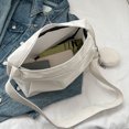 thumbnail image 2 of 9440 Bolso Hombro para Mujer Bolso Cruzado Versátil Harajuku Color Sólido Con Monedero (blanco) Blanco Con, 2 of 9