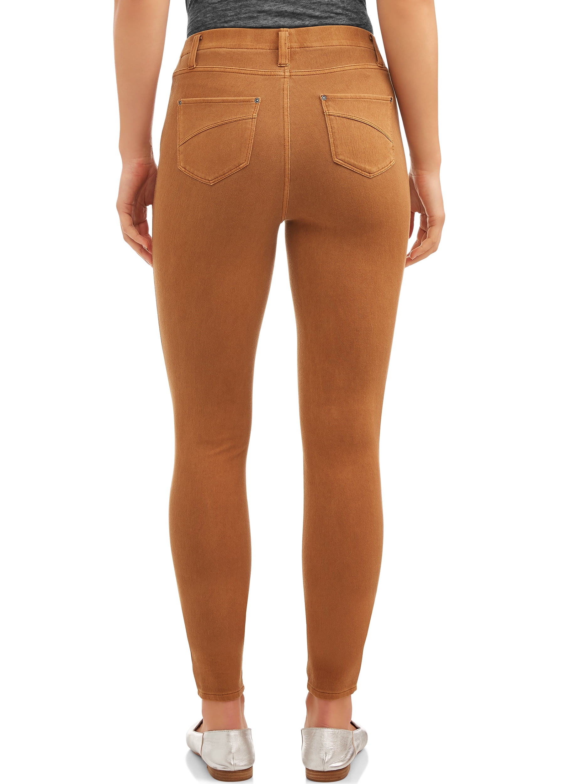 Full Length Soft Knit Color Jeggings 