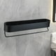 thumbnail image 5 of Estantes Foating de aluminio Soporte de estante de pared Soporte Toallero Pantalla Adhesivo sin taladro para cocina Hogar Especias Champú Barra 385x95x6cm Baoblaze Estante flotante de pared, 5 of 8