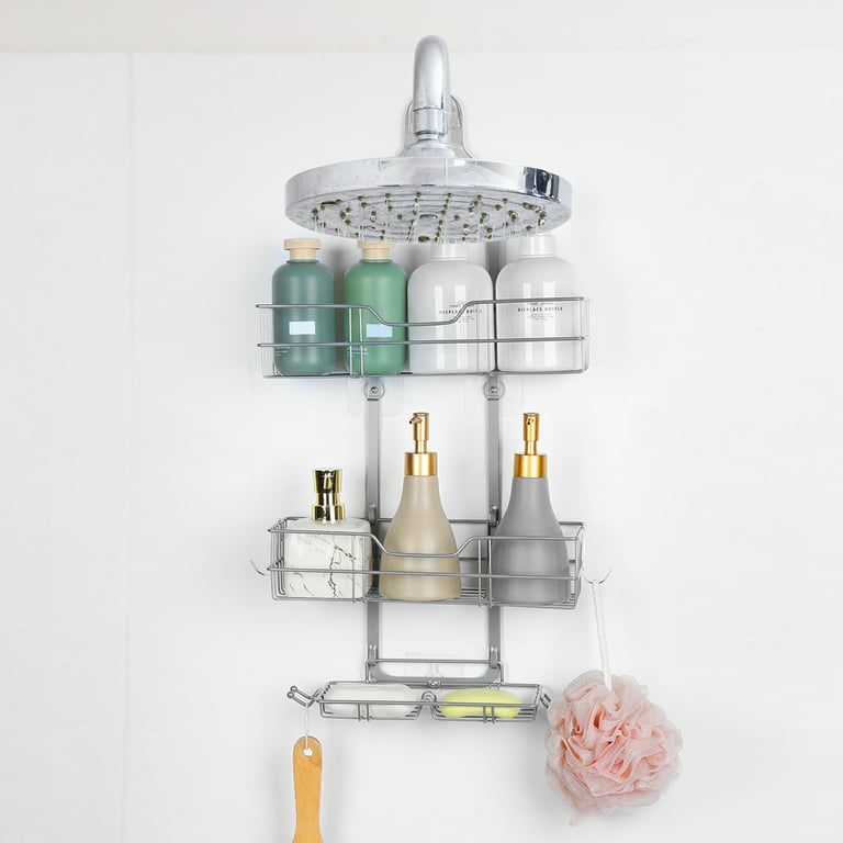ODesign Adhesive Shower Caddy Basket Shelf with India