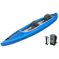 Advanced Elements AirVolution™ 2 - Inflatable Kayak with Pump - Recreational Tandem Kayak - 14.5 ft - Blue