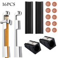 thumbnail image 2 of Manyache 16Pcs Pool Cue Repair Kit Wear-resistant Billiard Cue Tip Replacement Set Billiard Cue Tip Repair Accessories, 2 of 8