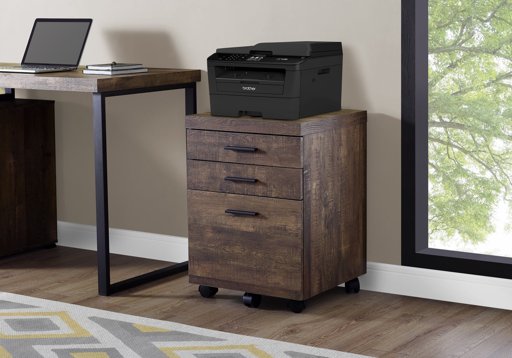 File Cabinet, Rolling Mobile, Storage Drawers, Printer Stand, Office, Work