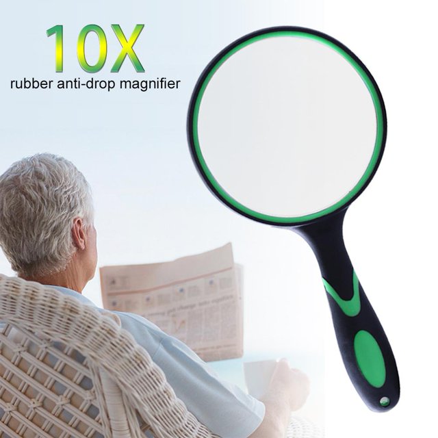 Lupa portátil de mano con lupa 10X para jade antiguo (75 mm) Ndcxsfigh Para estrenar