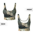 thumbnail image 5 of Lsque Forest Meditating White Tiger Printed Women'S Sports Bra, Compression, Moisture Wicking, High-Impact Sports Bra For Women,Supportive sports bra-XX-Large, 5 of 9