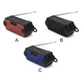 thumbnail image 2 of kurtrusly Haut-Parleur Sans Fil V5.0 Radio Haut-Parleur Extérieur Rechargeable Portable Mains Libres Barre de Son Subwoofer, Rouge, 2 of 9