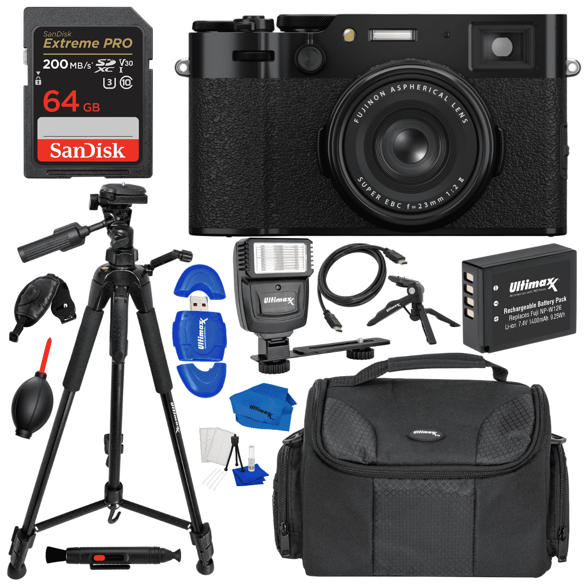 Fujifilm 16643000 X100V Digital Camera - Black, 26.1MP, Compact