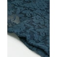 thumbnail image 5 of MODA NOVA Juniors Tie Front Ruffled Hem Floral Lace Sheer Shrug Cropped Cardigan, 5 of 6