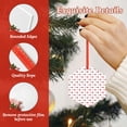 thumbnail image 4 of Hirioo Heartbeat Symbol for Acrylic Christmas Pendant Hanging Christmas Tree Ornaments, Car, Home, Office Gift Decor-Hexagon, 4 of 7