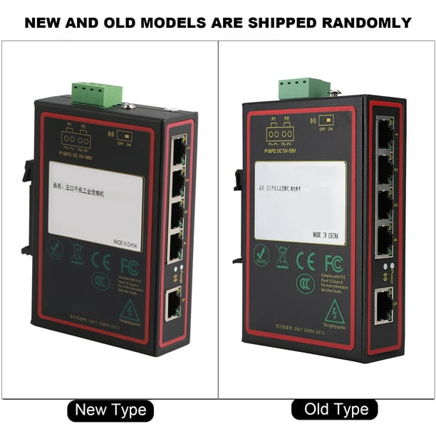 Switches Switch Network Switch Network Hub 5 Port Gigabit Industrial Grade