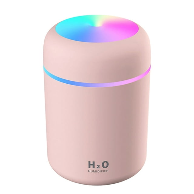 Essential Oil Diffuser 300ML Diffusers for Essential Oils Aromatherapy Diffuser 7 Colors Lights Cool Mist Humidifier Waterless Auto off for Home Office Bedroom White