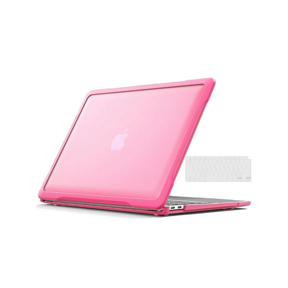 Case for MacBook Air 13 inch 2022, 2021-2018 Release A2337 M1 A2179 A1932 Retina Display Touch ID, Heavy Duty Rugged Hard Shell Shockproof Cover with Keyboard Skin